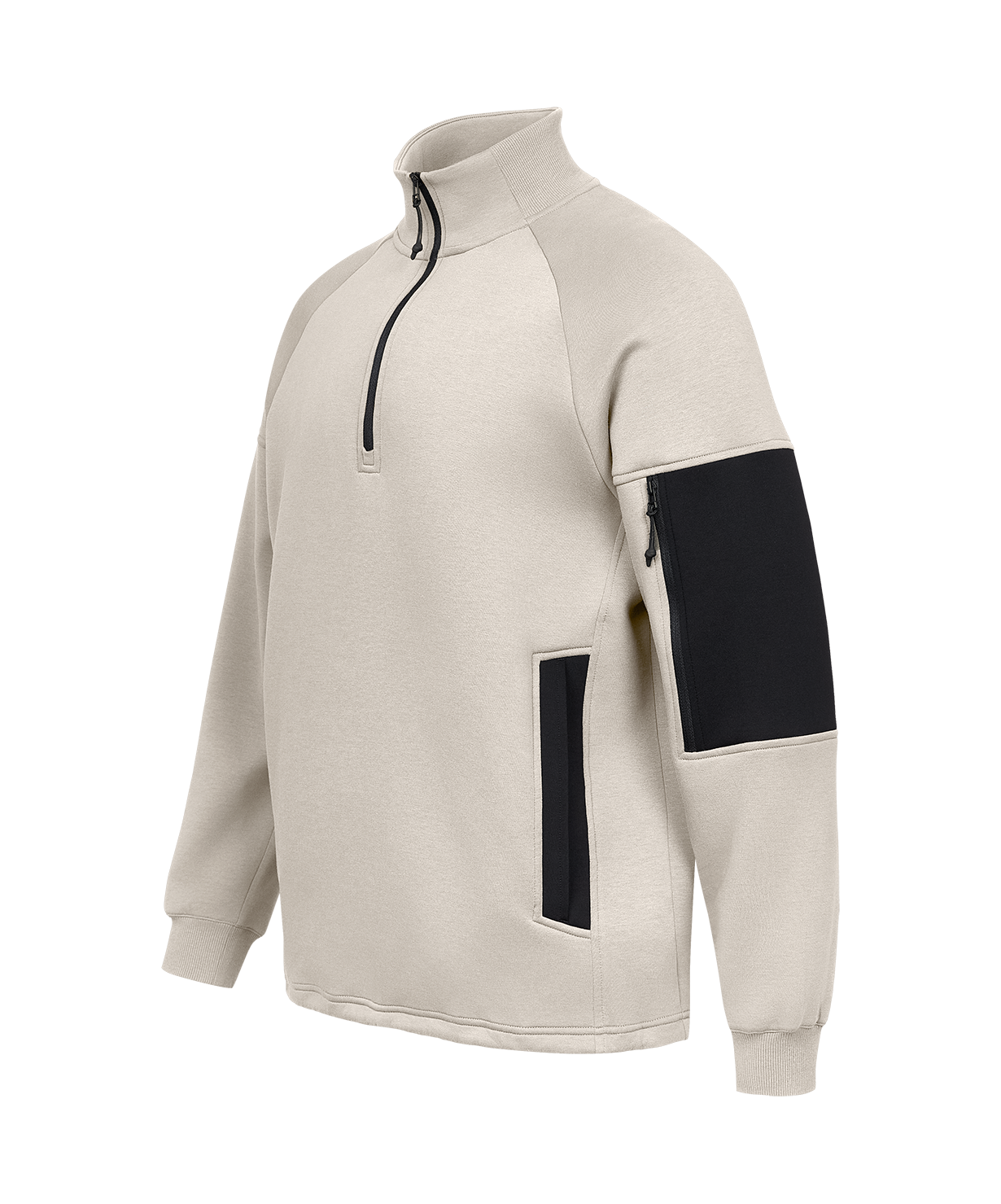 Свитшот на молнии 1/4 JOGEL Power Inside Half Zip Sweatshirt, бежевый