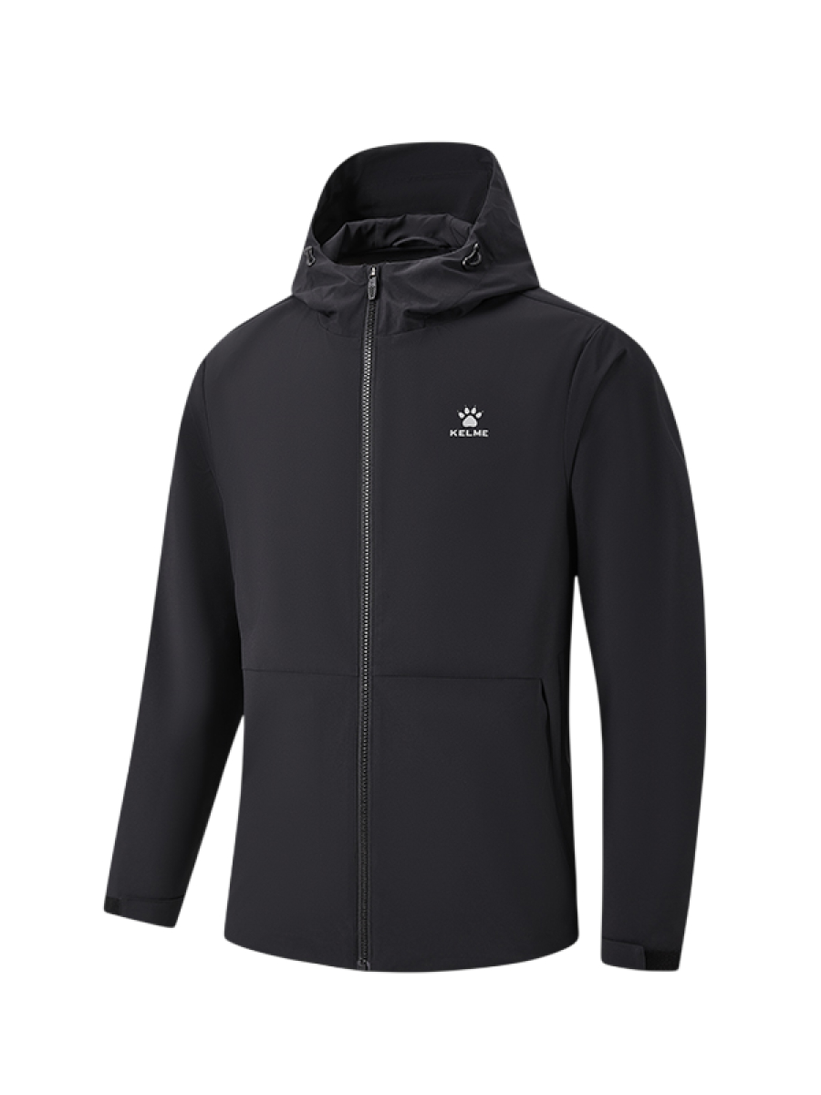 Демисезонная куртка KELME Hooded Woven Jacket Black