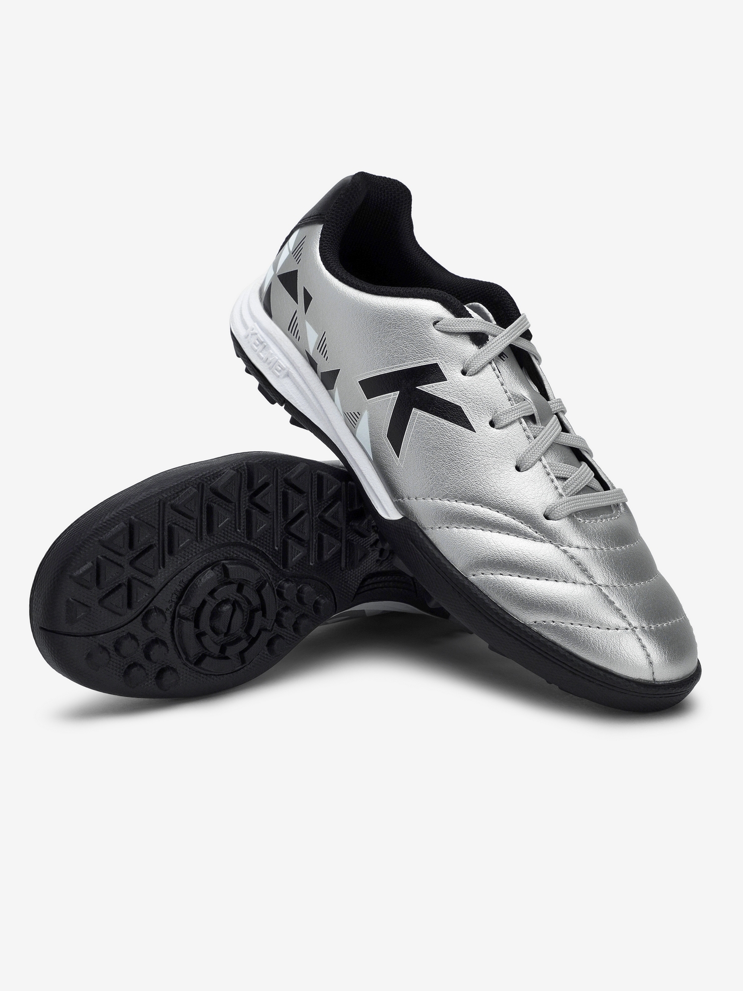 Детские шиповки KELME Children's Football Shoes (TF) Silver