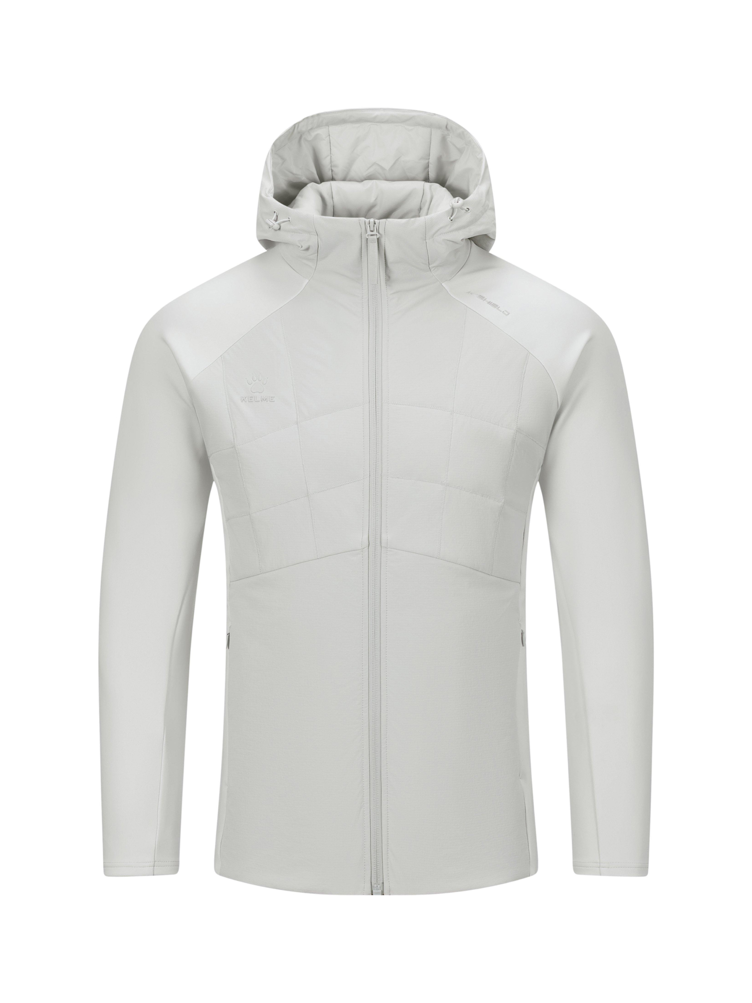 Толстовка KELME Quilted Knitted Patchwork Coat Grey