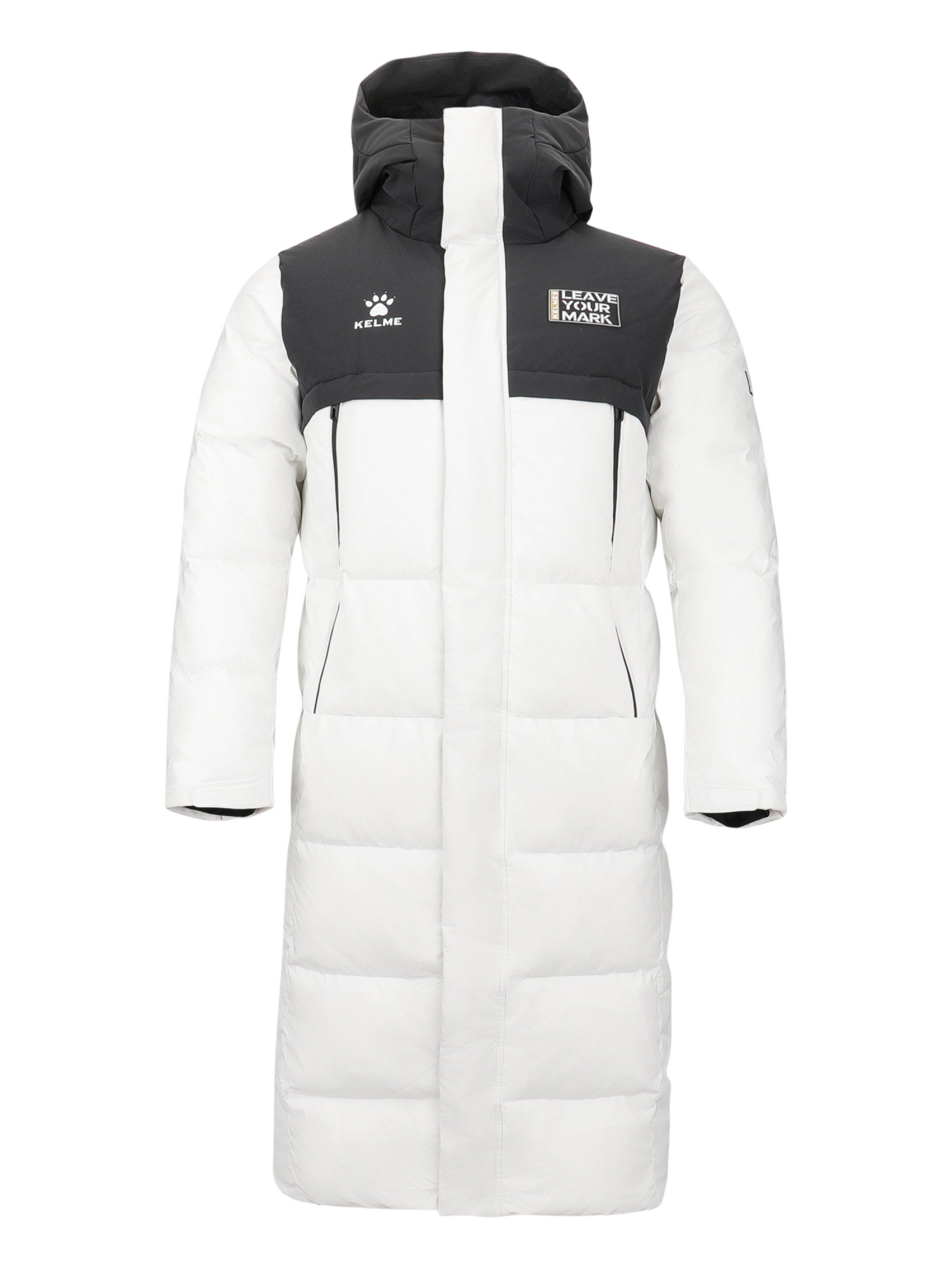 Пуховик KELME Long Down Jacket White