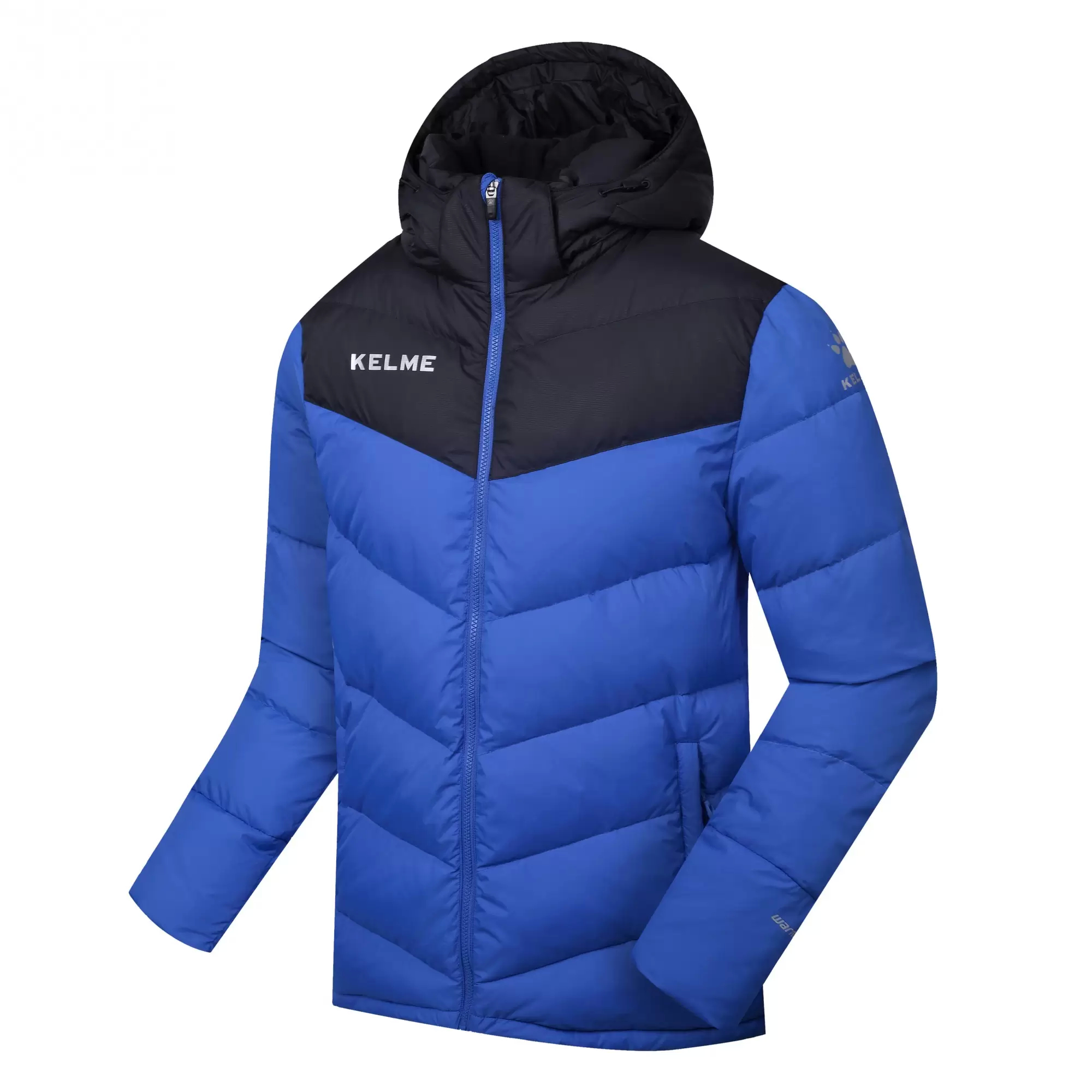 Пуховик KELME Middle-Long Down Jacket Blue