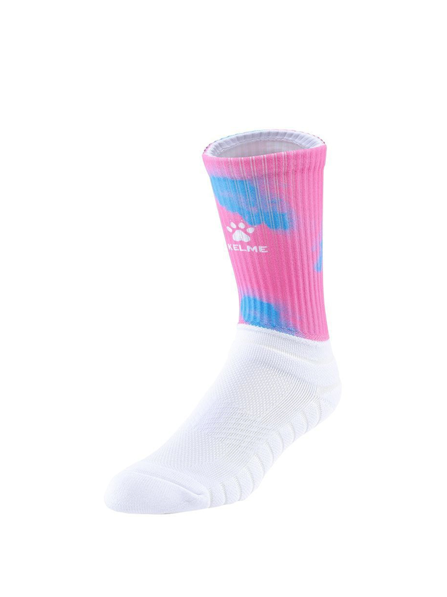 Носки KELME Long Sports Socks (White/Pink)