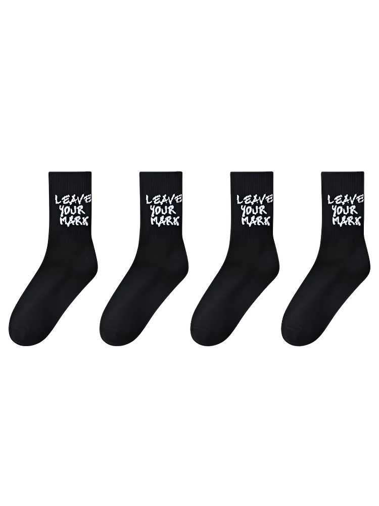 Носки (4 пары) KELME Casual Socks (Pack Of 4 Pairs) Black