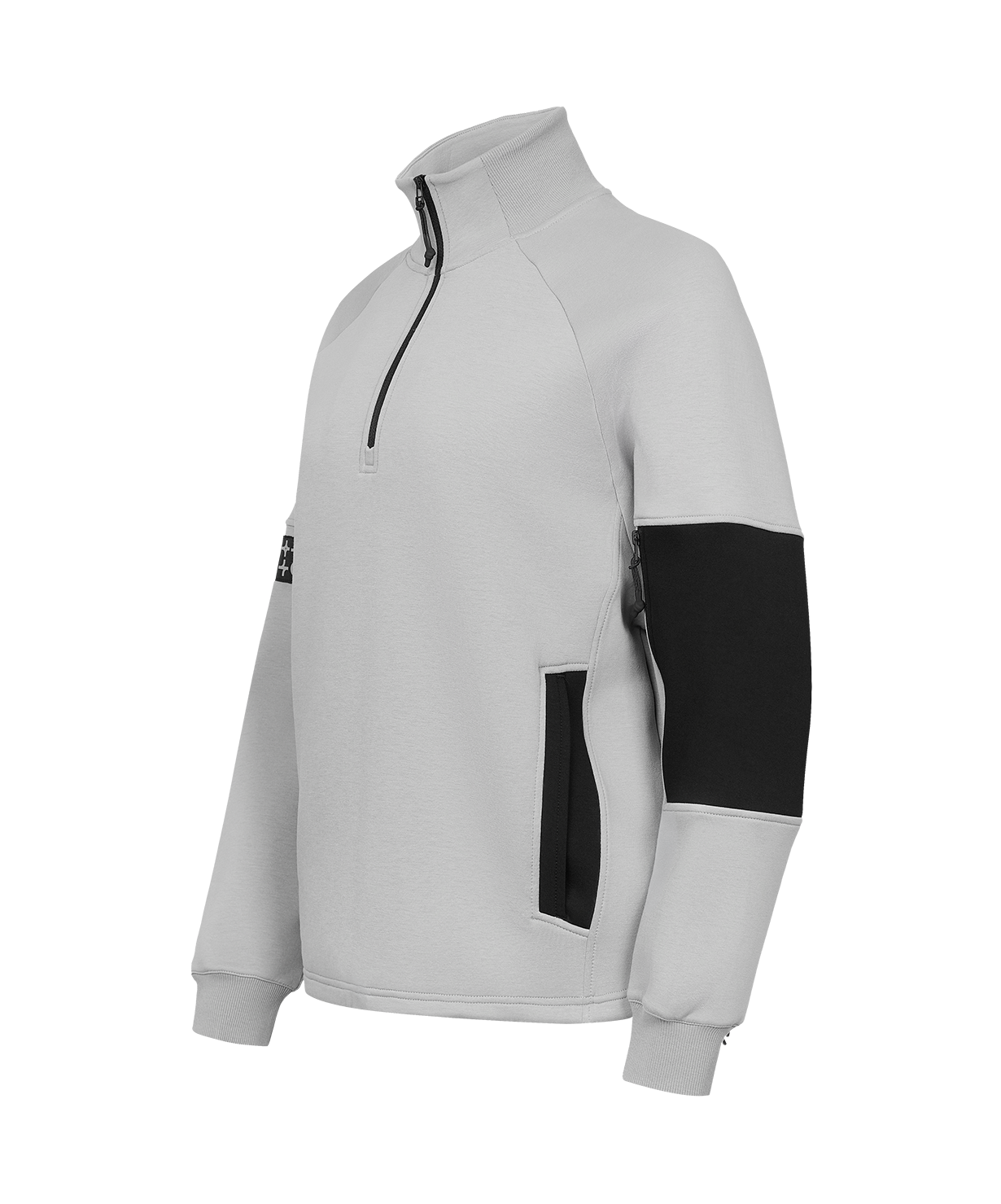 Свитшот на молнии 1/4 JOGEL Power Inside Sweatshirt W Relaxed Fit, серый