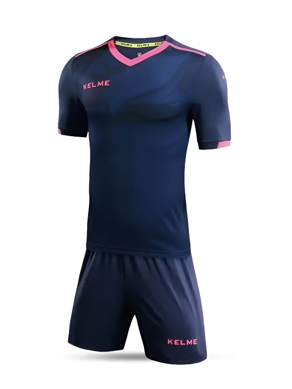 Футбольная форма KELME Short Sleeve Football Set Dark Blue