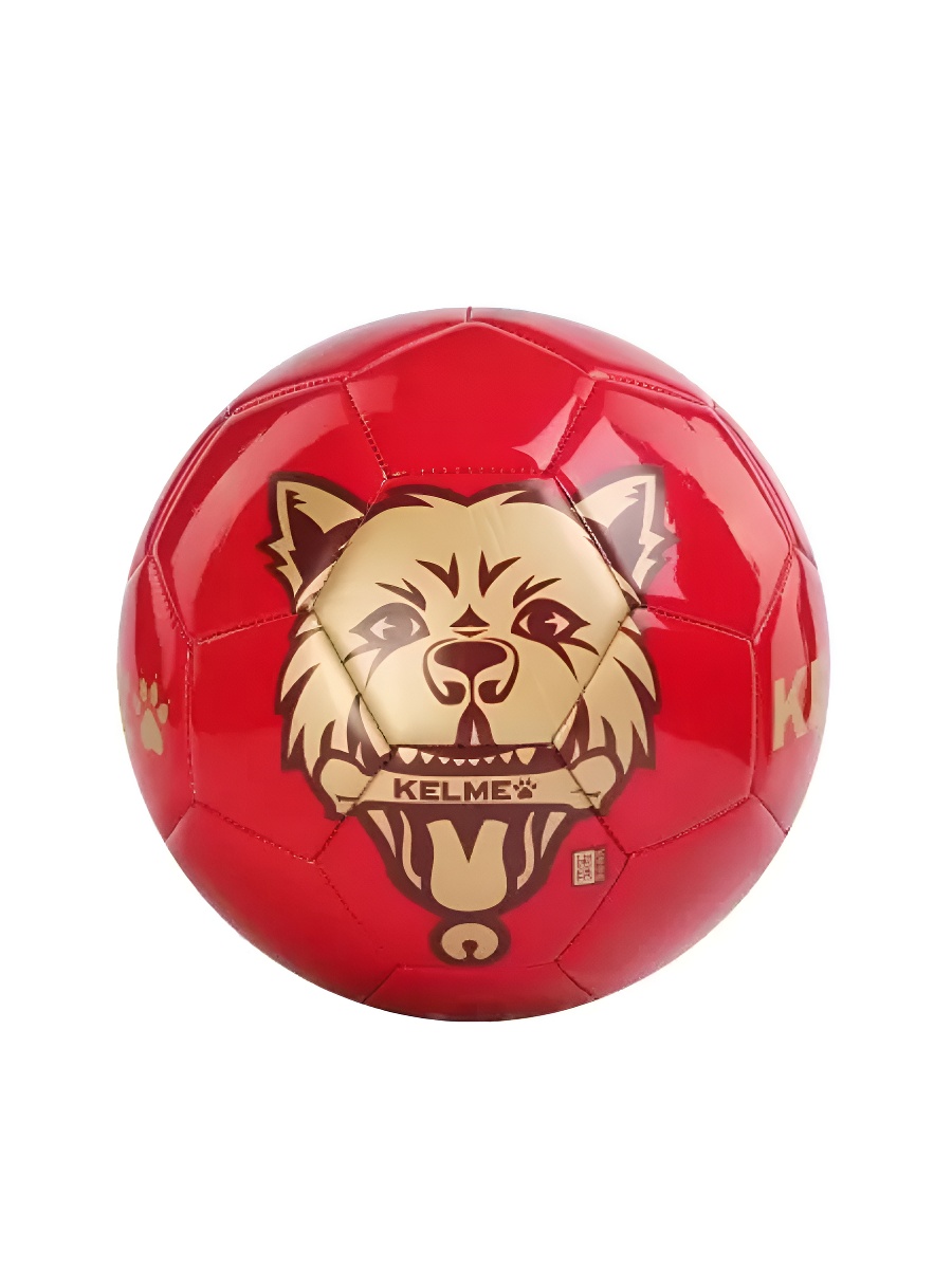 Мяч футбольный KELME Machine Stitched Football Ball (32 Panels) (Red/Beige)