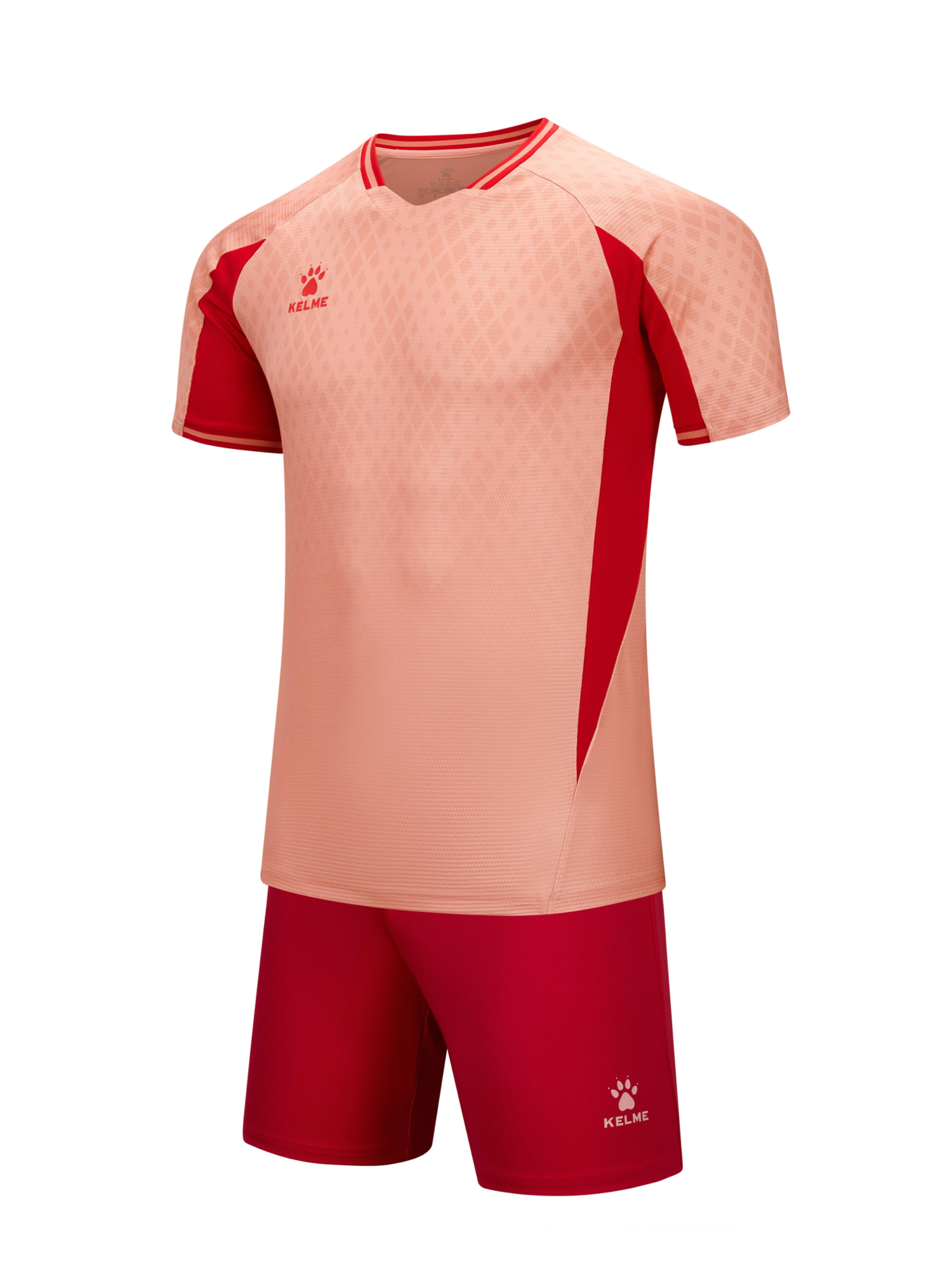 Футбольная форма KELME Football Uniform Set (Coral Pink/Red)