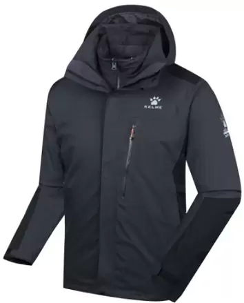 Куртка утепленная KELME Men's Jacket (Two-Piece Suit) Dark Grey