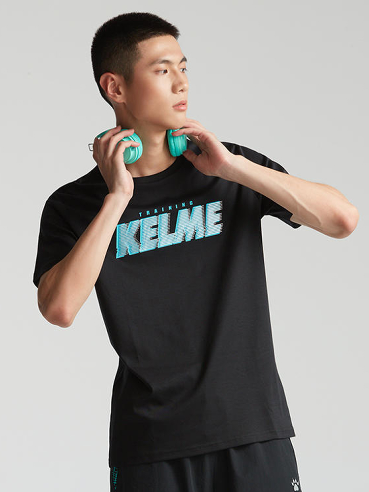 Футболка KELME Round Neck Short T Black