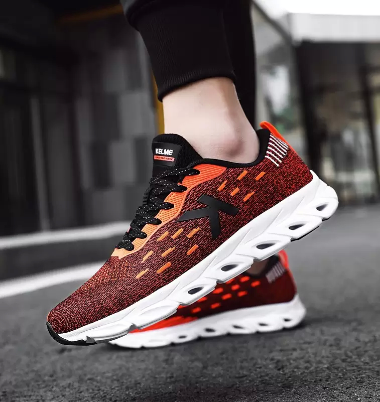 Кроссовки KELME Men's Sports Shoes (Burgundy/Orange)