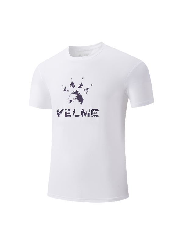 Футболка KELME Crew Neck Short-sleeved T-shirt White