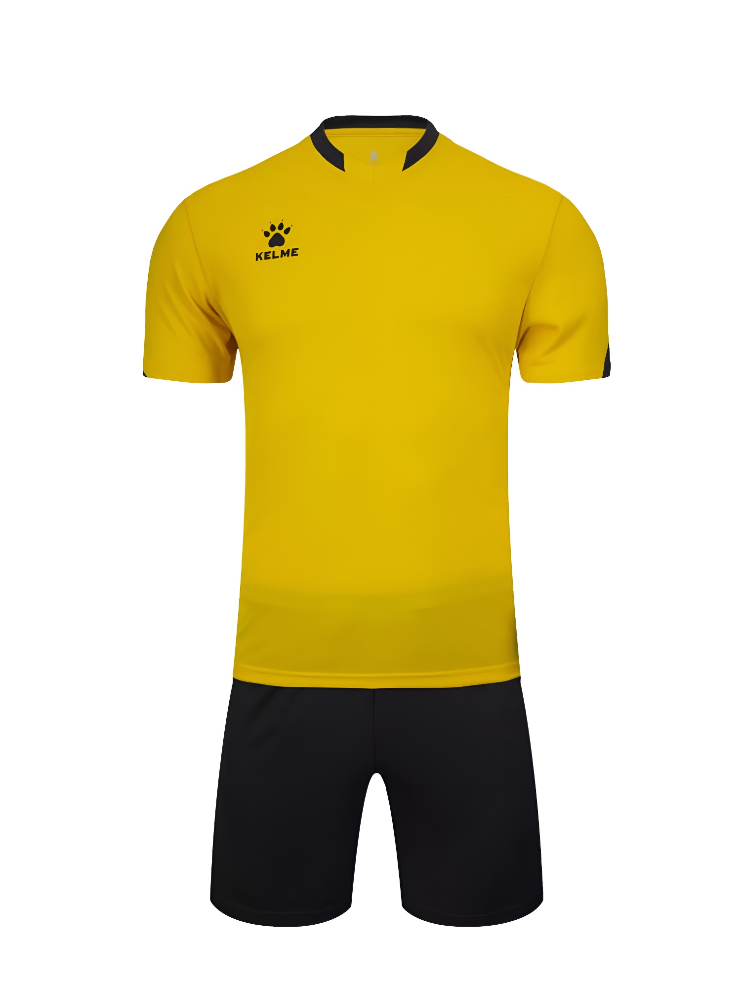 Футбольная форма KELME Short Sleeve Football Uniform (Yellow/Black)