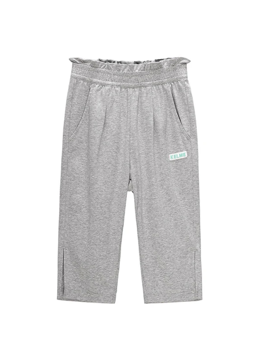 Детские бриджи KELME Knitted Cropped Pants Grey