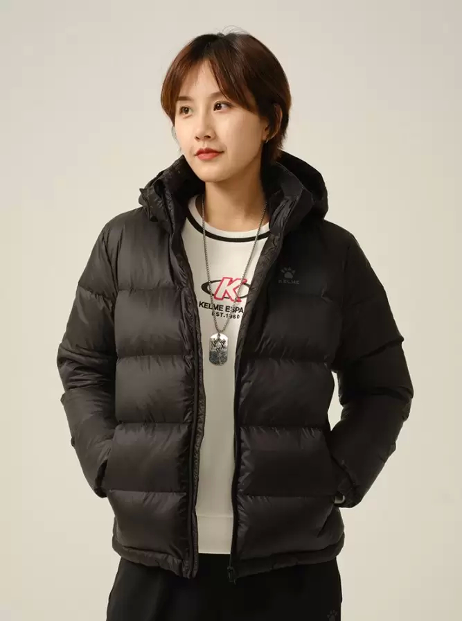 Пуховик KELME Short Down Jacket Black