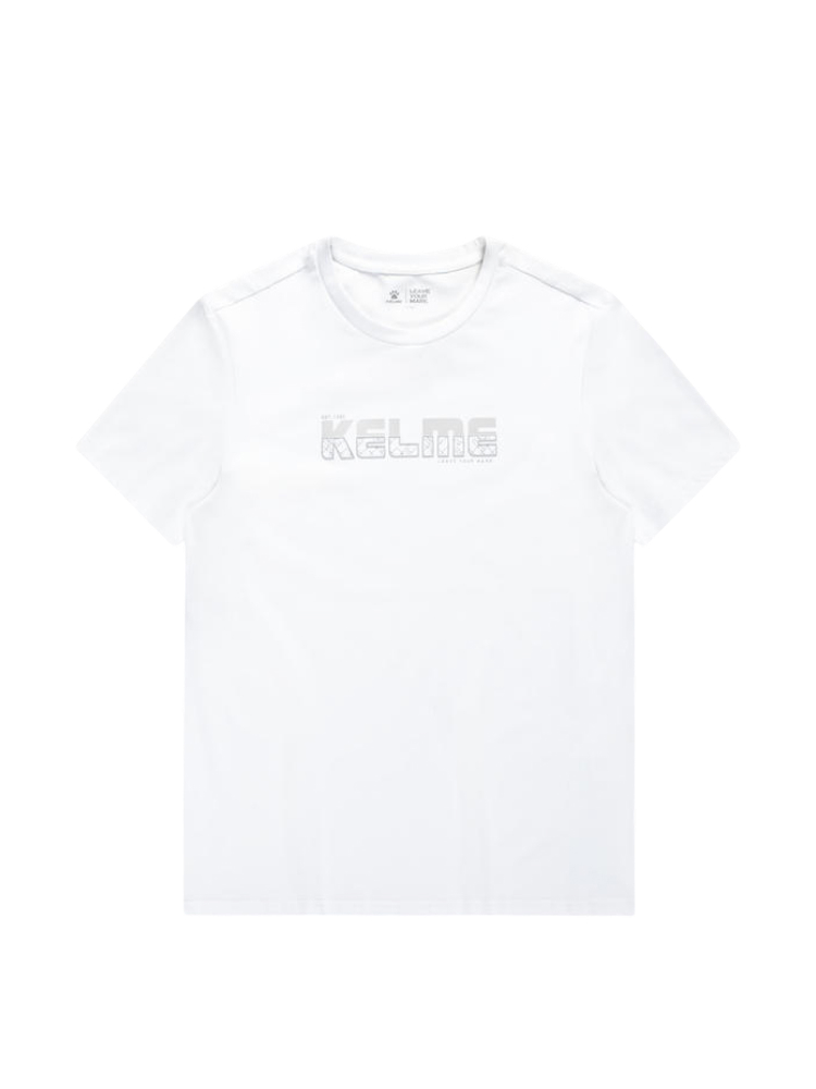 Футболка KELME Round Neck Short Sleeve T-shirt White