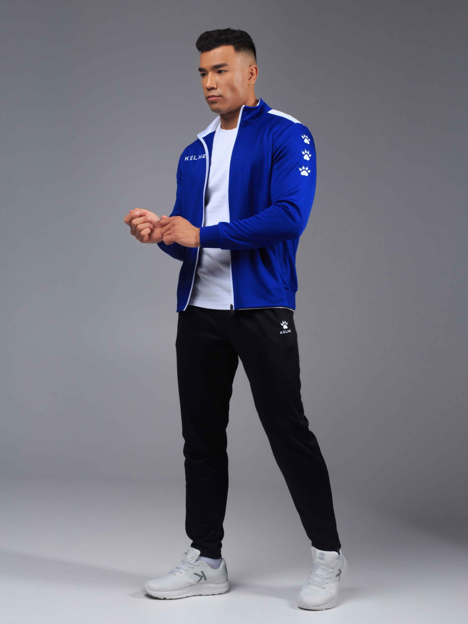 Спортивный костюм KELME Tracksuit (Blue/Black)