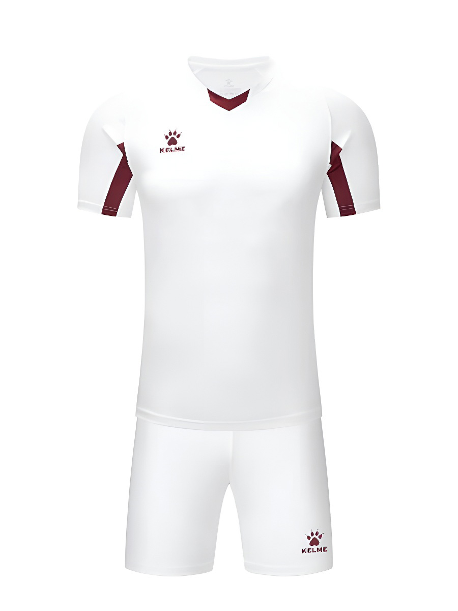 Футбольная форма KELME Football Suit (White/Burgundy)