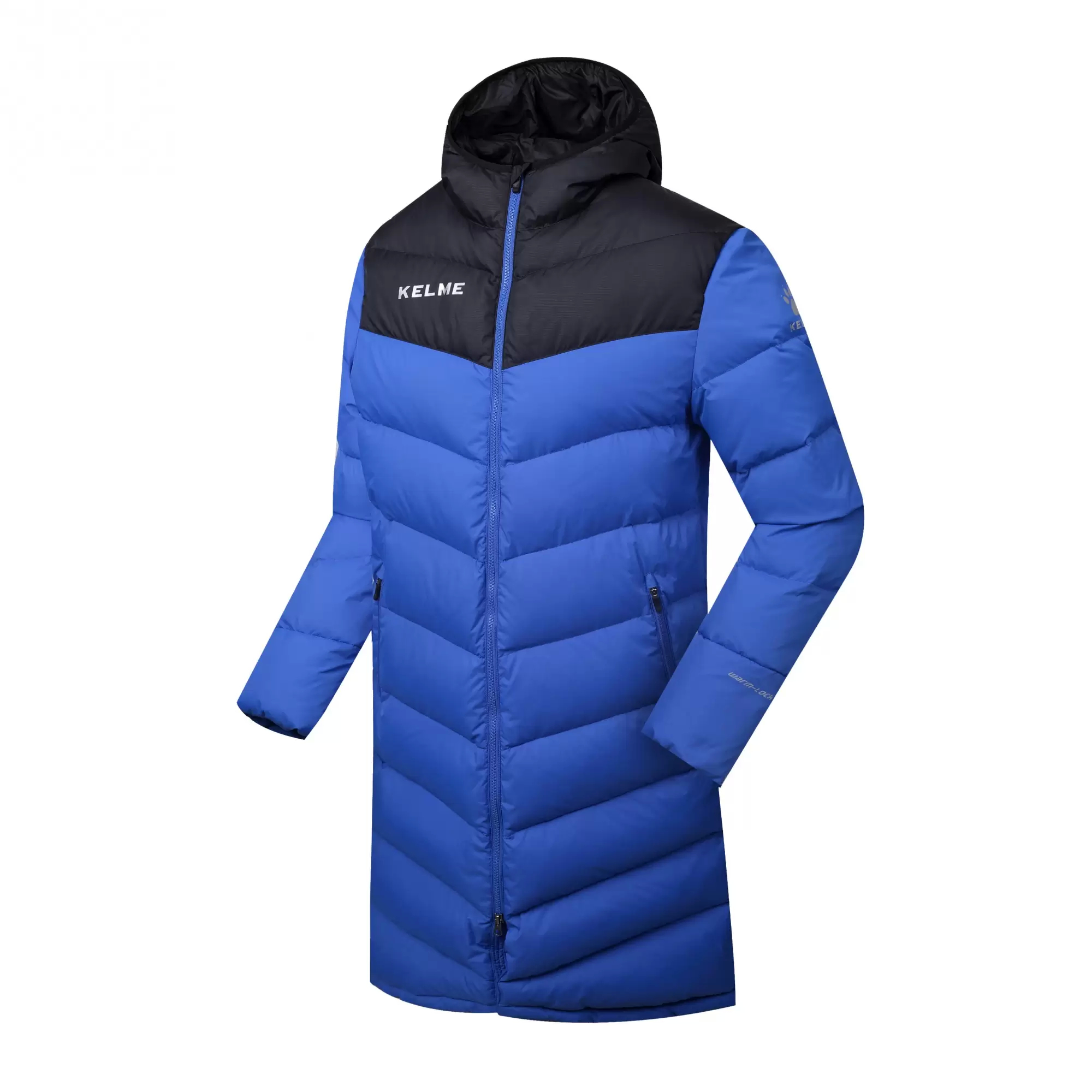 Пуховик KELME Long Down Jacket Blue