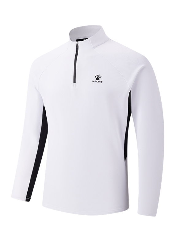 Олимпийка KELME Half-open Long-sleeved T-shirt White