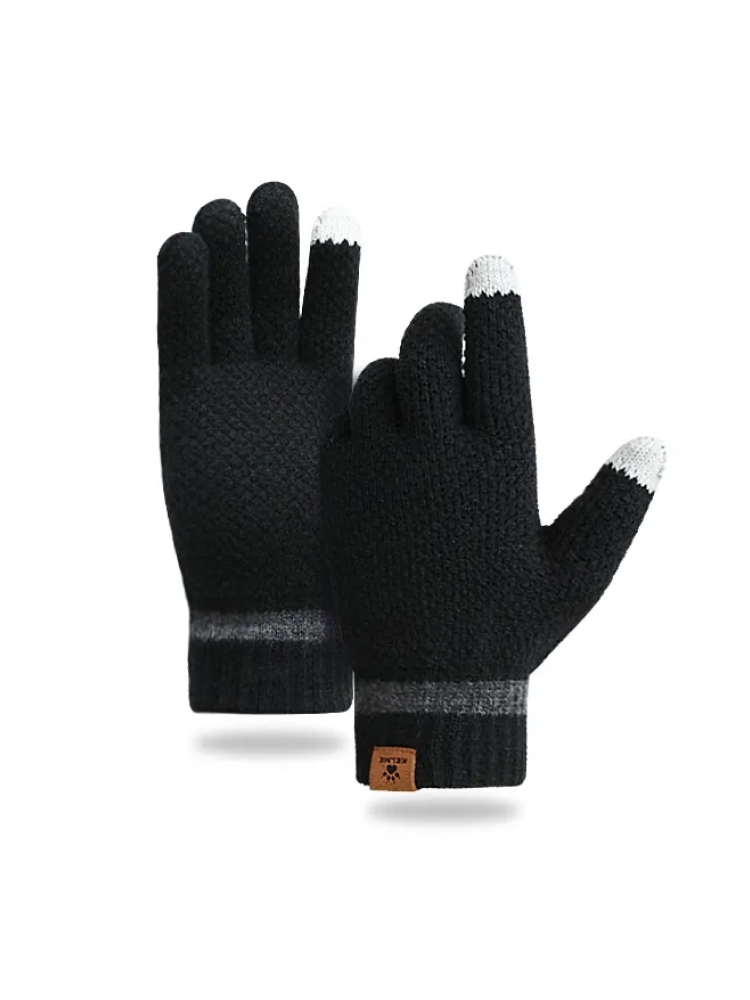Тренировочные перчатки KELME Sports Knitted Gloves Black
