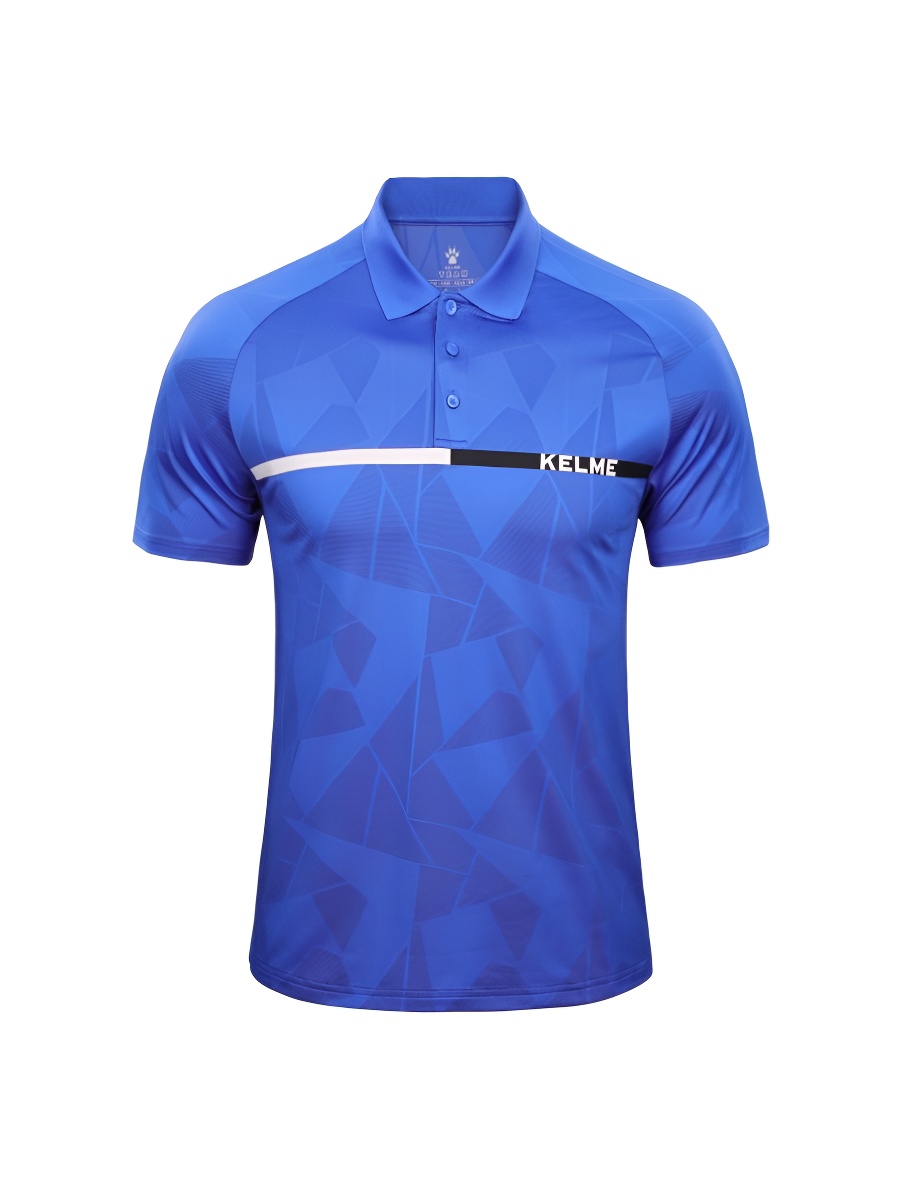 Футболка-поло KELME Short Sleeve Polo Shirt Blue