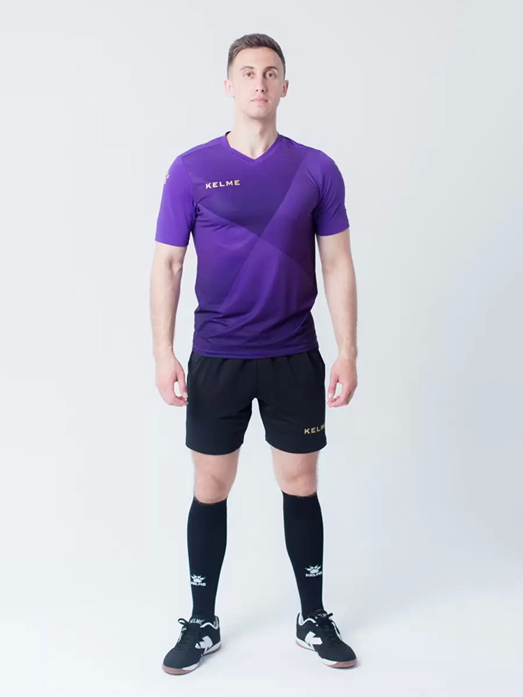 Футбольная форма KELME S/S Football Set (Light Purple/Black)