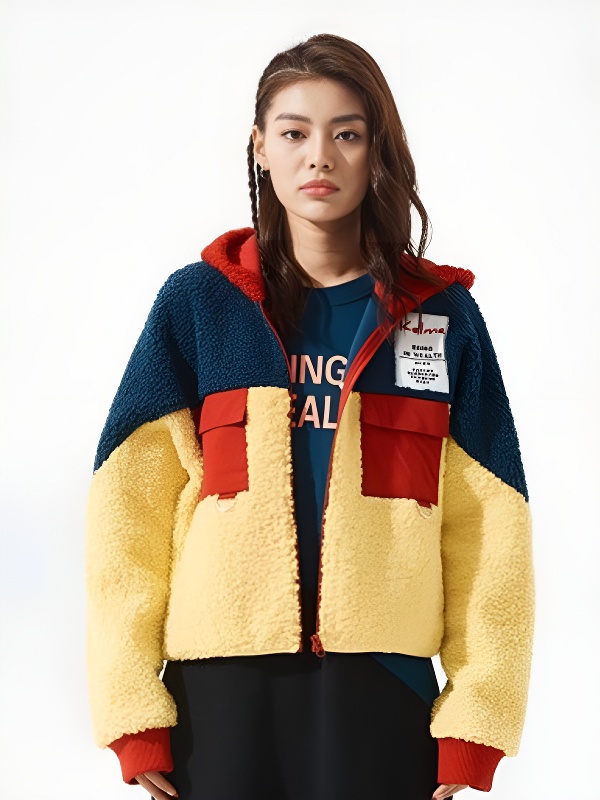 Толстовка KELME Knitted Coat (Yellow/Blue)