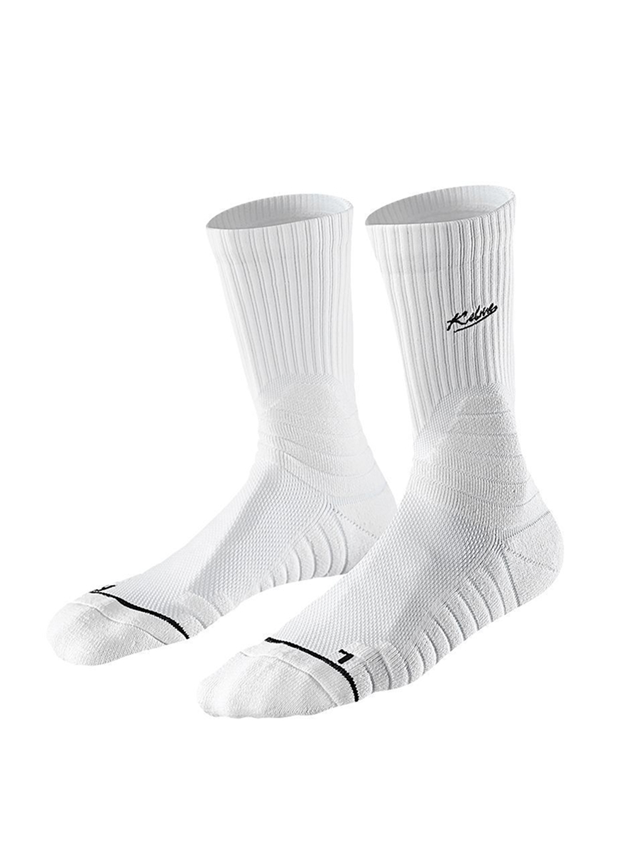 Носки KELME Long-length Sports Socks (White/Black)