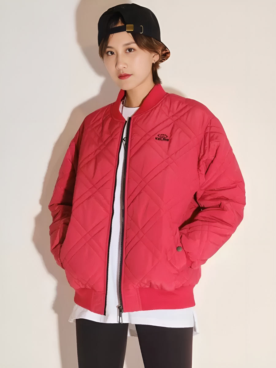 Бомбер KELME Short Padded Jacket Red