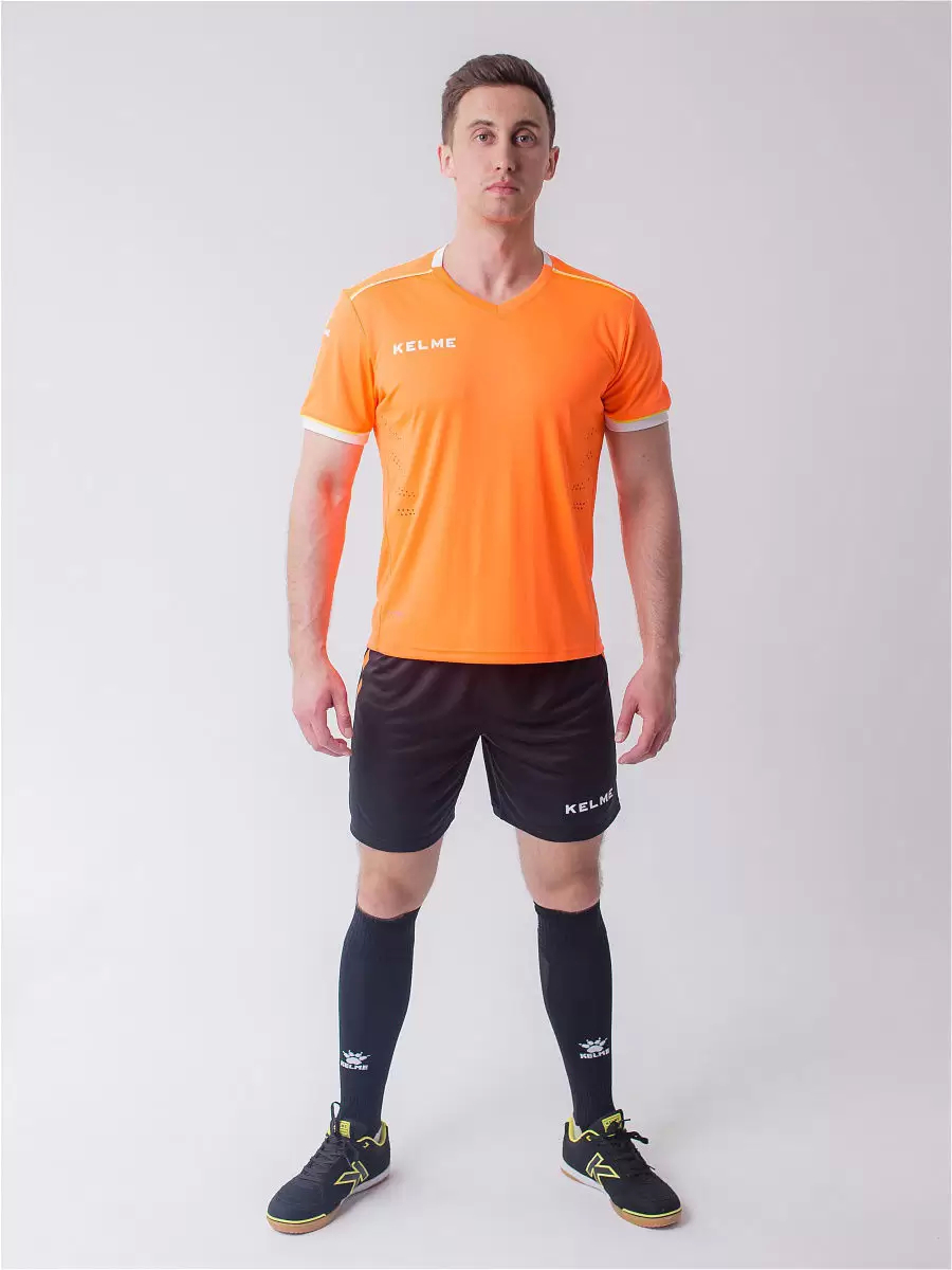 Футбольная форма KELME Short Sleeve Football Set (Orange/Black)