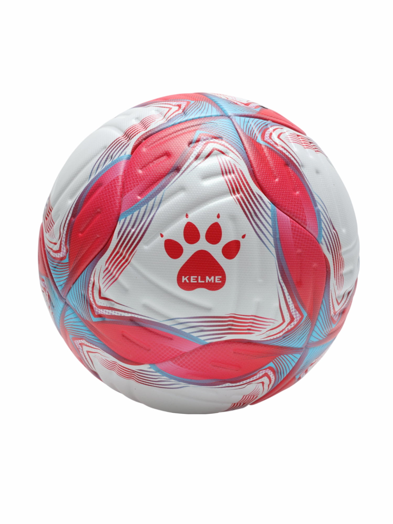 Мяч футбольный KELME Heat-bonded Soccer Ball (Red/Light Blue)