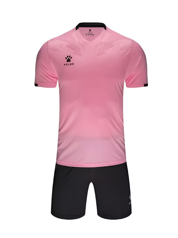 Футбольная форма KELME Short Sleeve Football Set (Pink/Black)