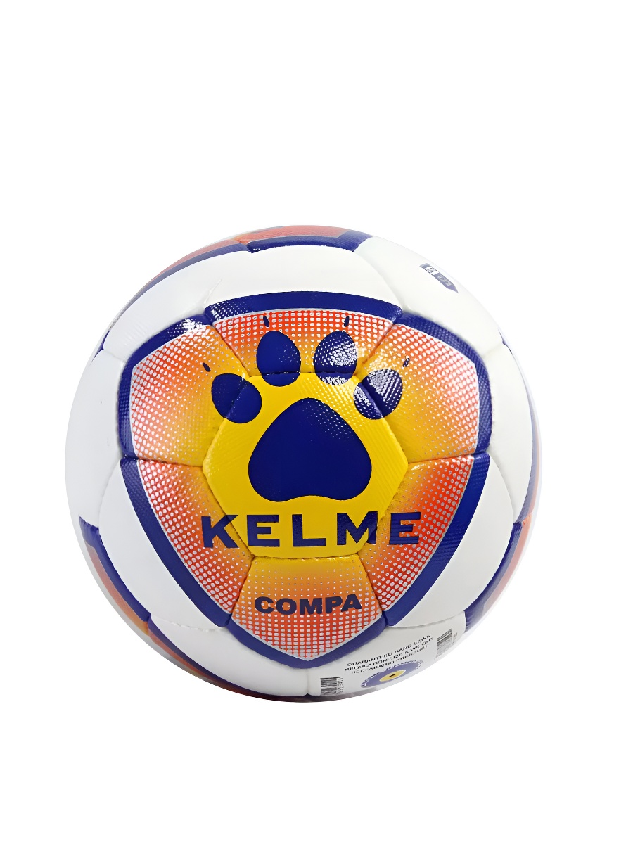 Мяч футбольный KELME Compa, FIFA Quality Pro (32 Panels) (White/Orange)