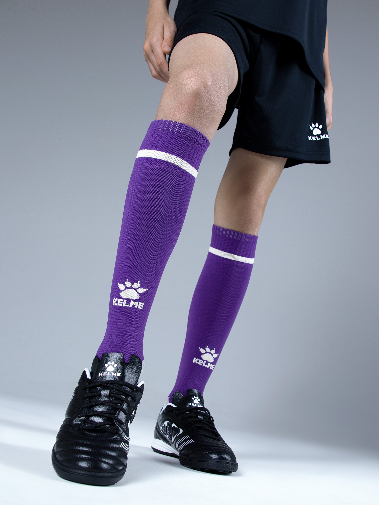 Детские гетры KELME Children's Football Socks Light Purple