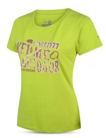 Футболка KELME Women's Cotton Short-Sleeved T-Shirt Light Green