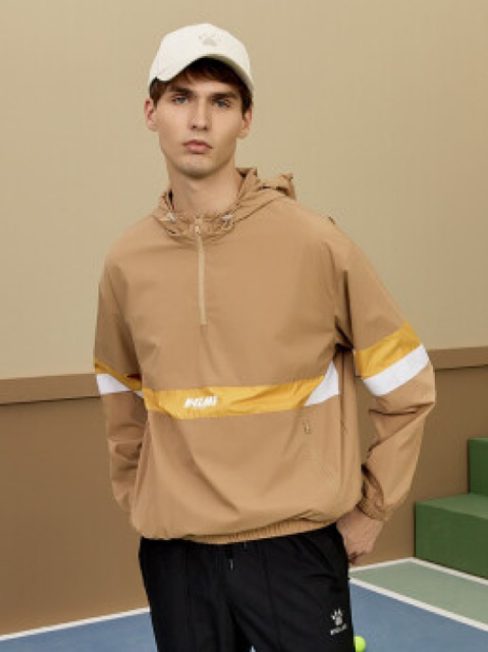 Анорак KELME Woven Half Cardigan Coat Brown