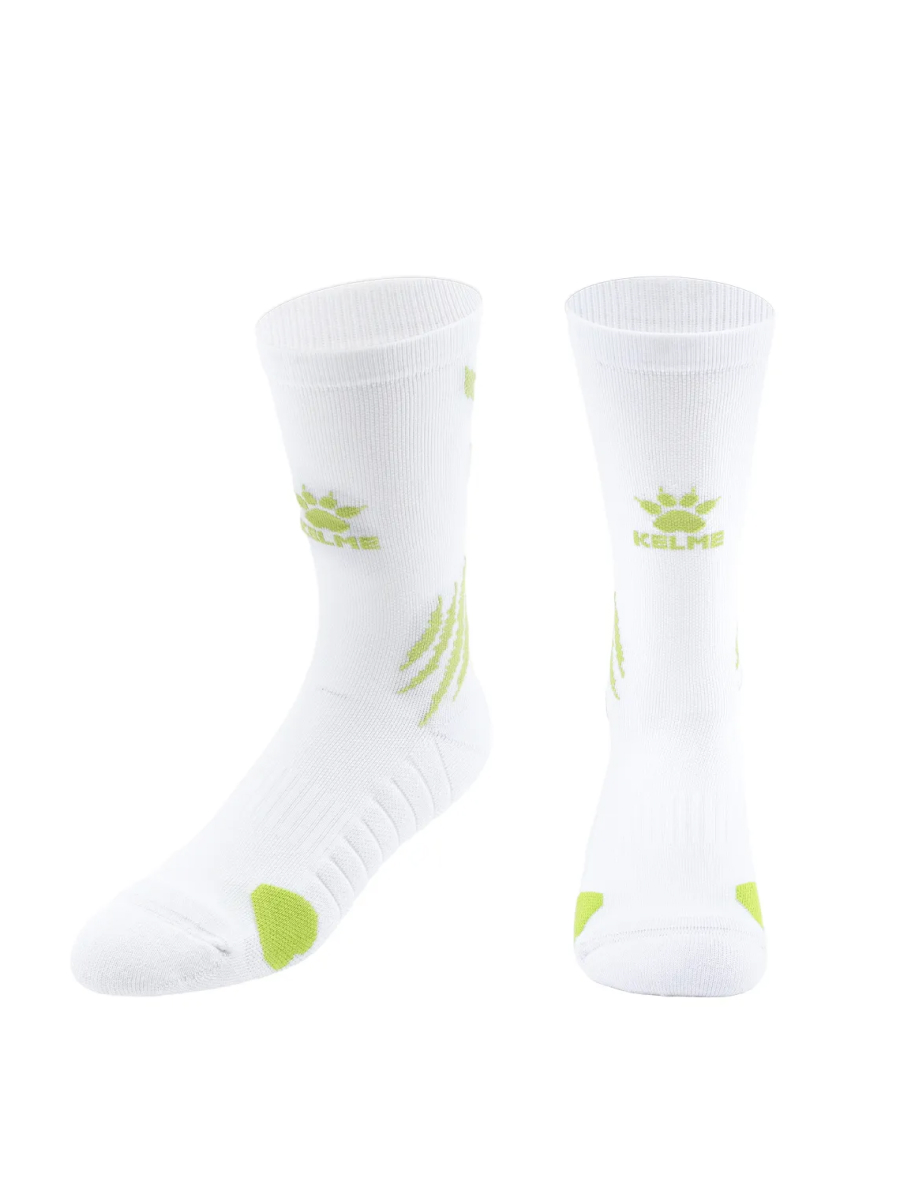 Носки KELME Mid-calf Athletic Socks White/Green