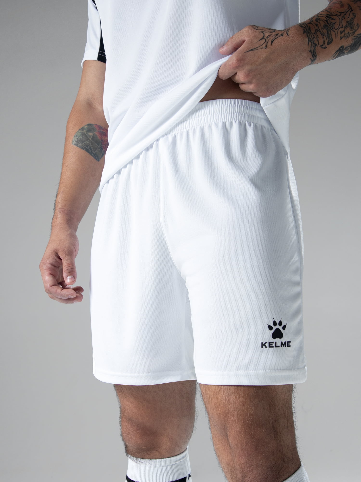 Шорты KELME Football Shorts (White/Black)
