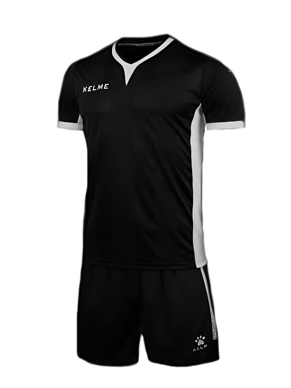 Футбольная форма KELME Short Sleeve Football Uniform Black