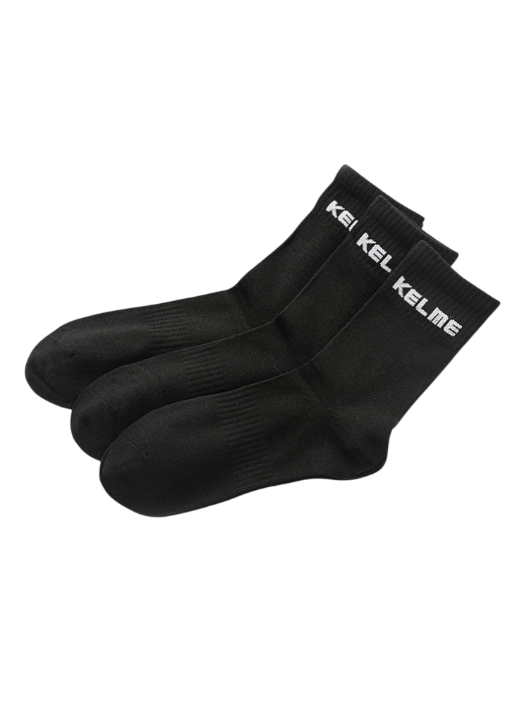 Комплект носков KELME Sports Socks (three Pairs) Black
