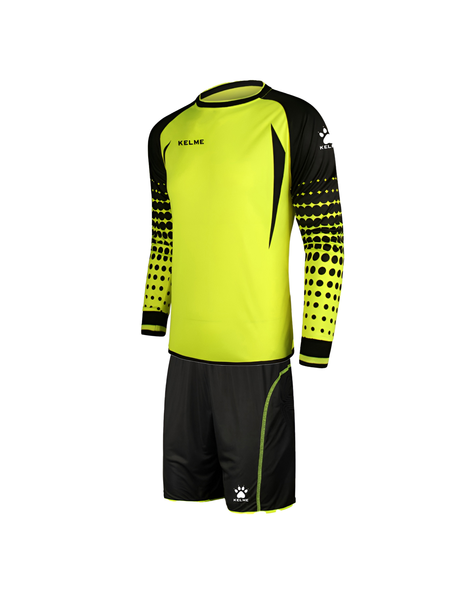 Вратарская форма KELME Set Stopped (Citric/Black)