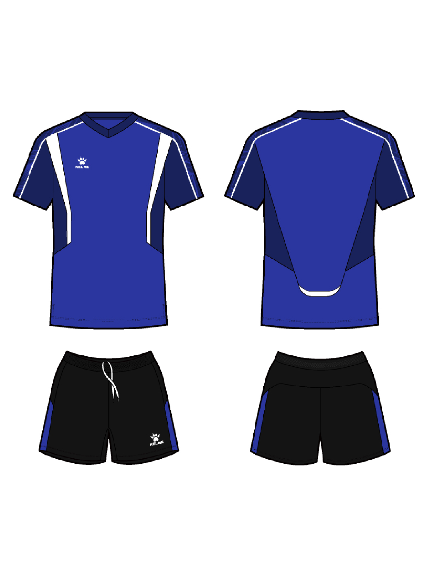 Футбольная форма KELME FOOTBALL SET Blue