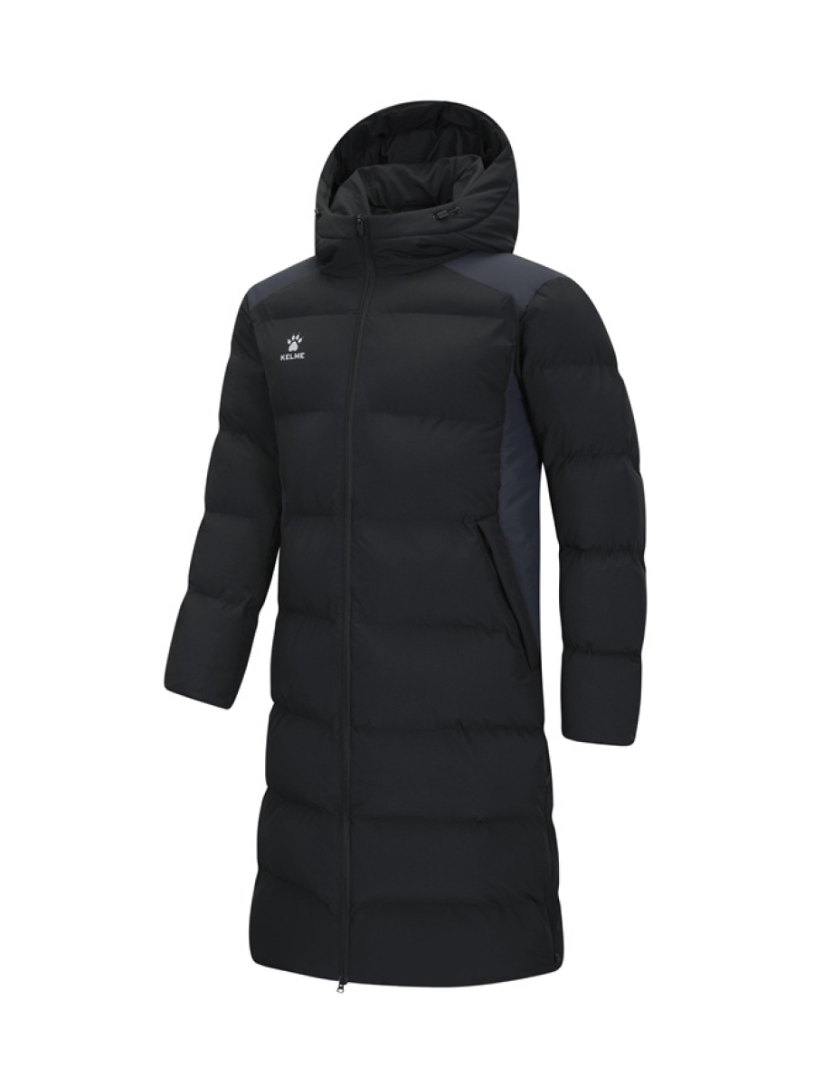 Пуховик KELME Long Cotton Coat Black