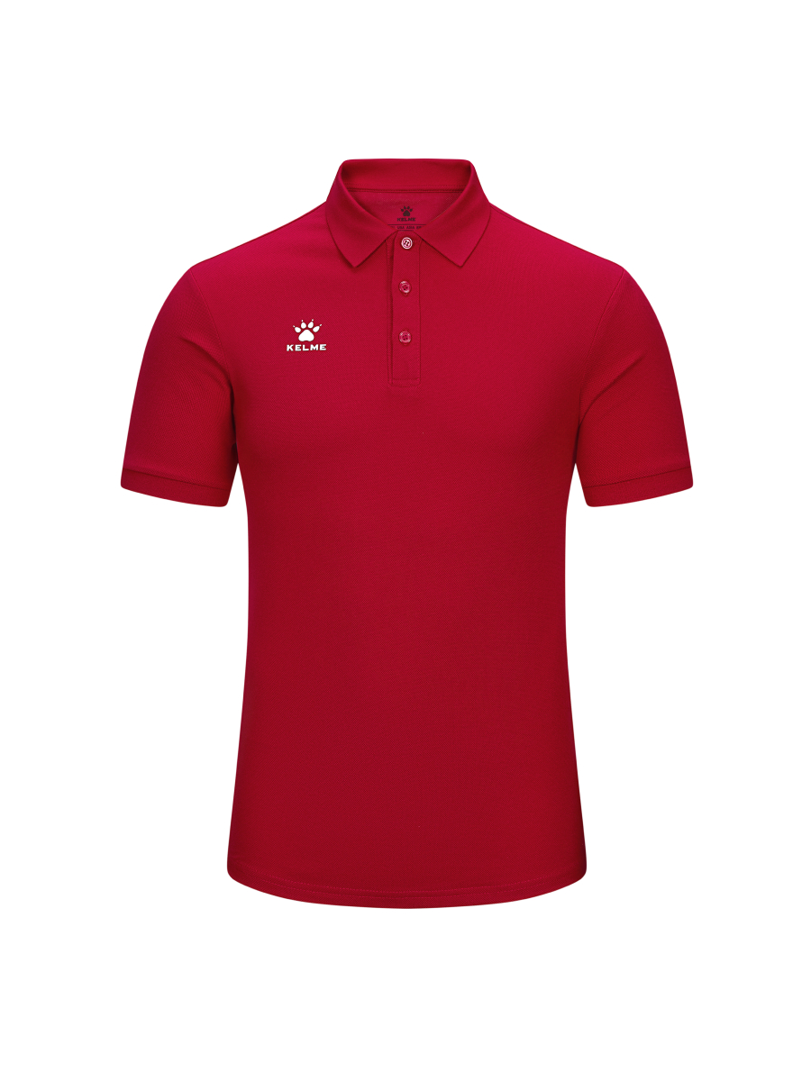 Футболка-поло KELME Short Sleeve Polo Shirt Red