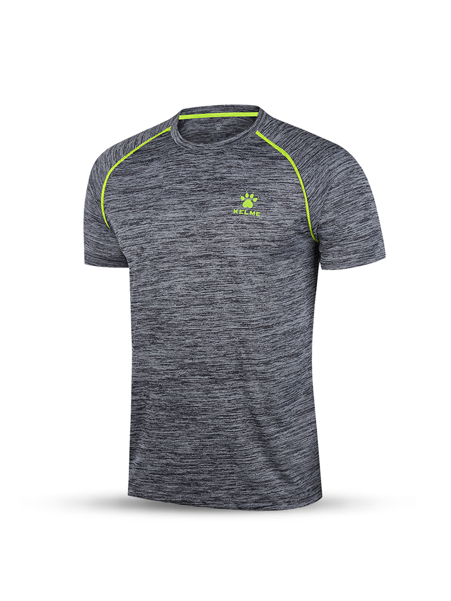 Футболка KELME Men Running T-Shirt Grey