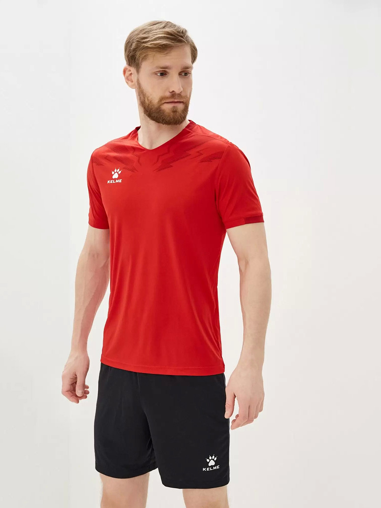 Футбольная форма KELME S/S Football Set (Red/Black)