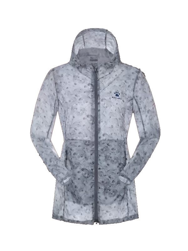 Ветровка KELME Women's Skin Trench Coat Grey
