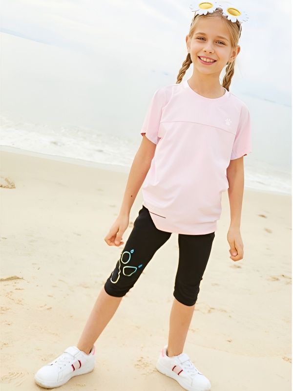 Детские бриджи KELME Cropped Leggings Black