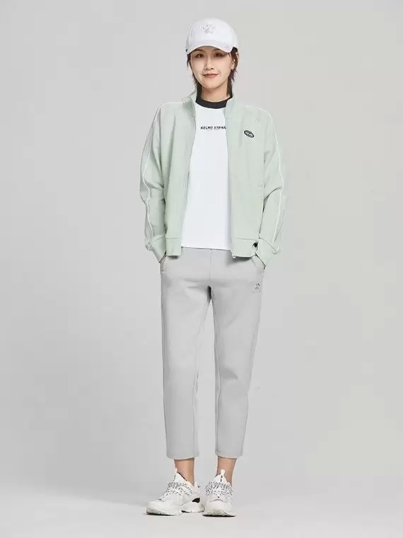 Брюки KELME Cropped Knitted Pants Grey